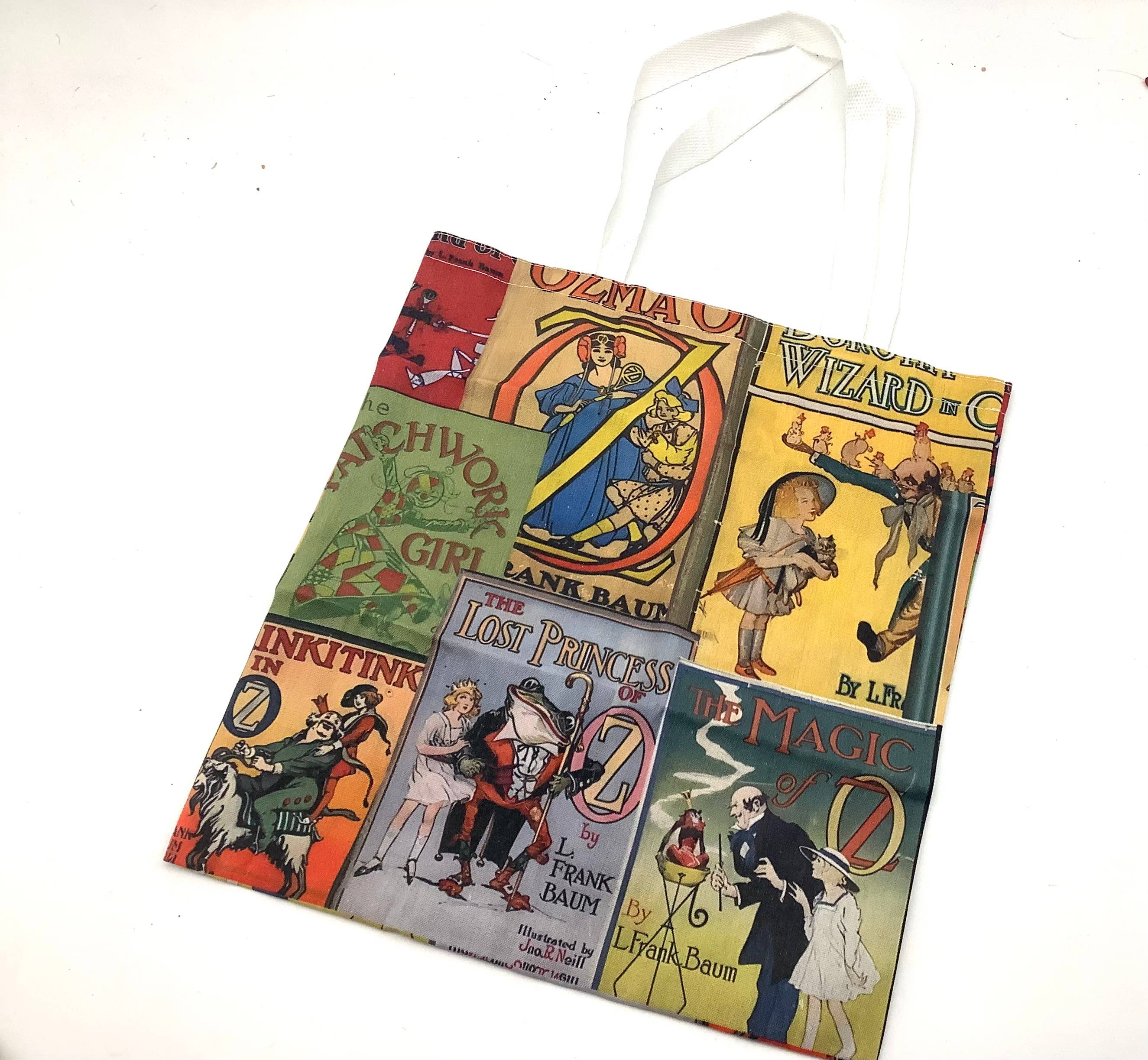 All Little Cute Things - Wholesale Tote Bag - Women's - Canvas Tote Bag, Vintage Classic Books Grocery Shopping 3