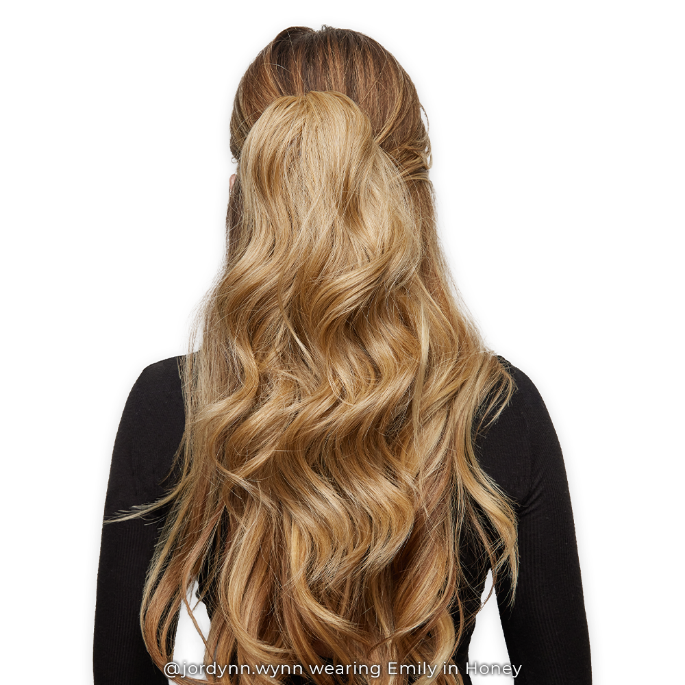 INH Hair - Wholesale Hair Clip - Women's - Emily | Half up Half Down Mini Claw Clip Pony3