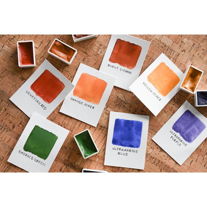 Natural Earth Paint – wholesale DIY craft kit – Natural Watercolor Kit5