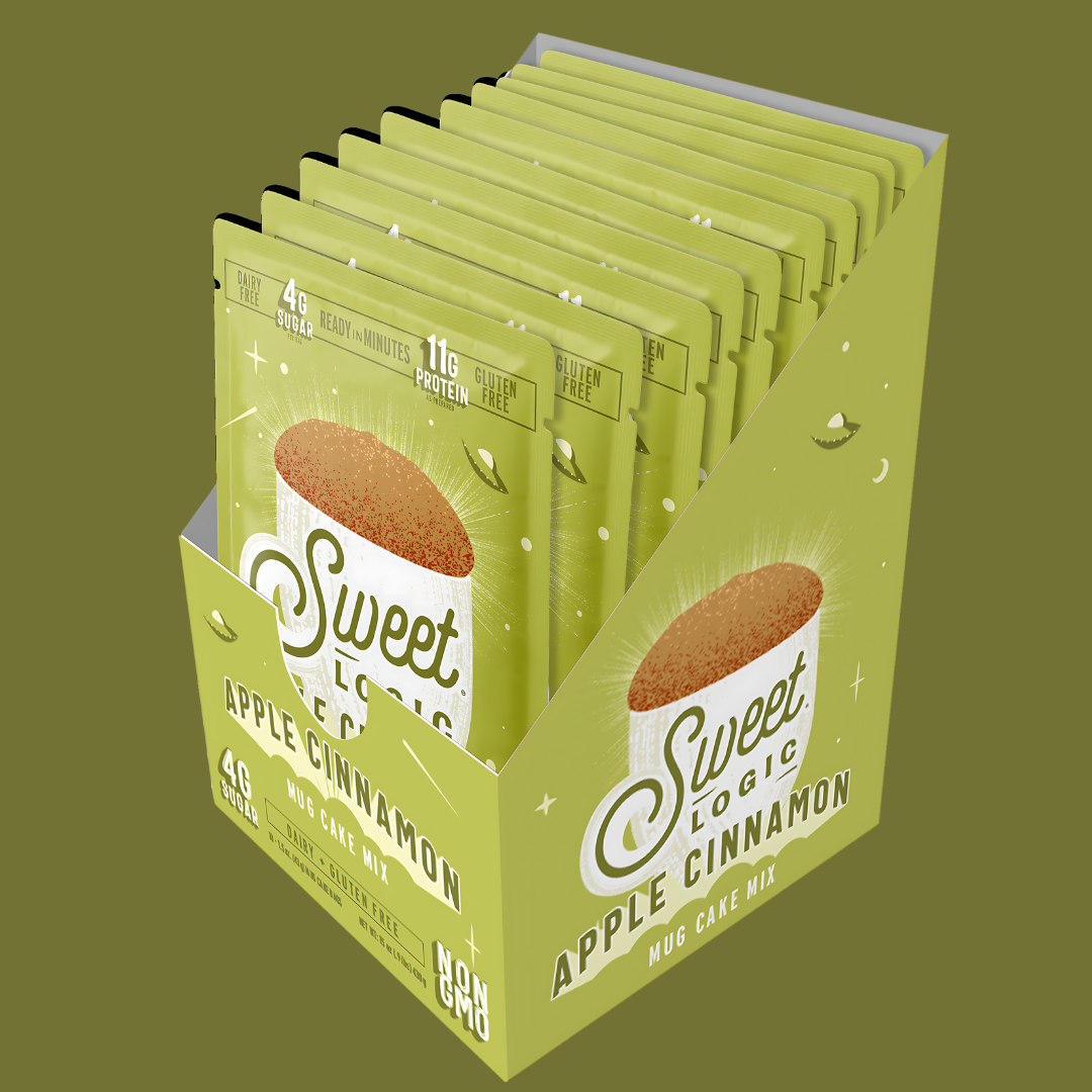 Sweet Logic – wholesale Muffin mix – Apple Cinnamon Quick Mug Muffin Mix - Low Carb (10-Pack)11