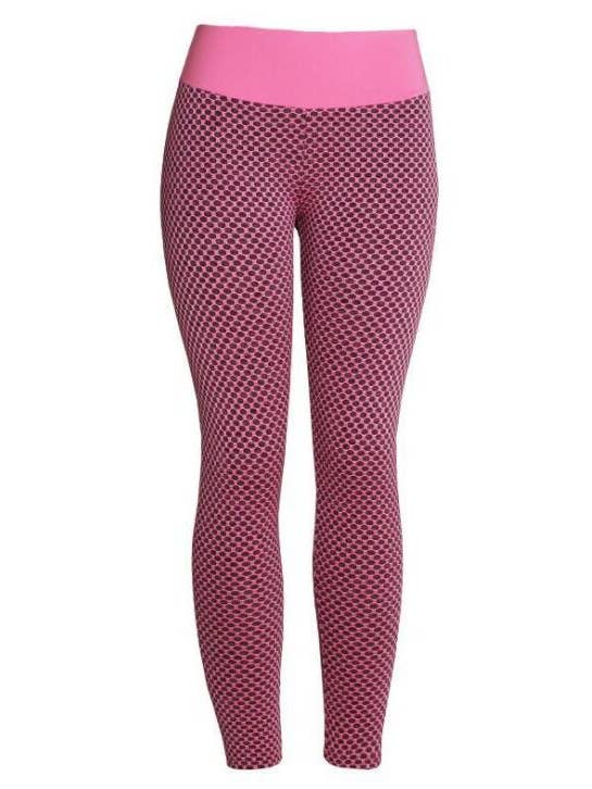 Leggings de entrenamiento de talle alto Lucia - Rosa para venta al por mayor de Lenawee Moda