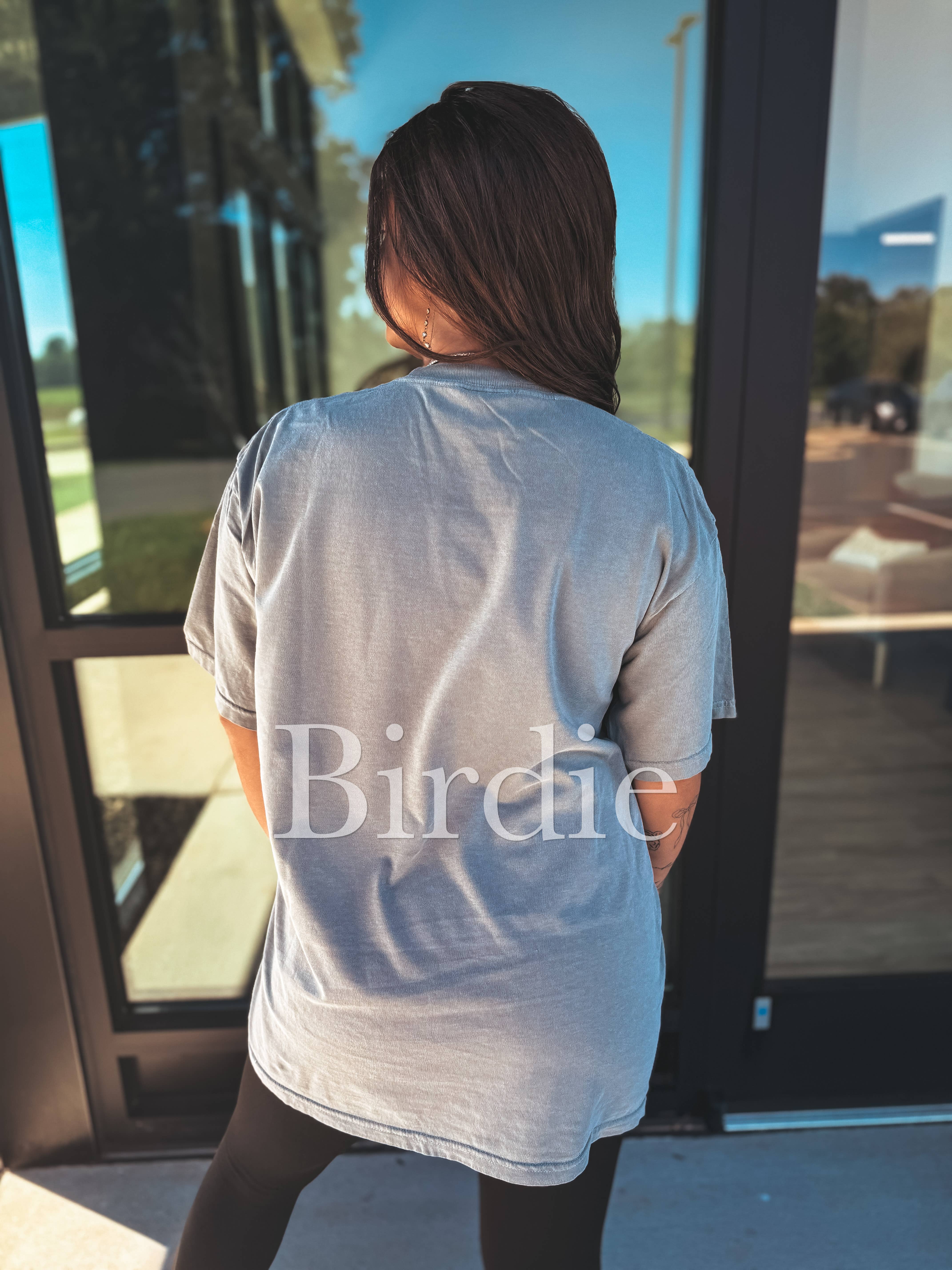birdie - Vente Chemise – femme - T-shirt graphique crâne en faux strass sur gris6