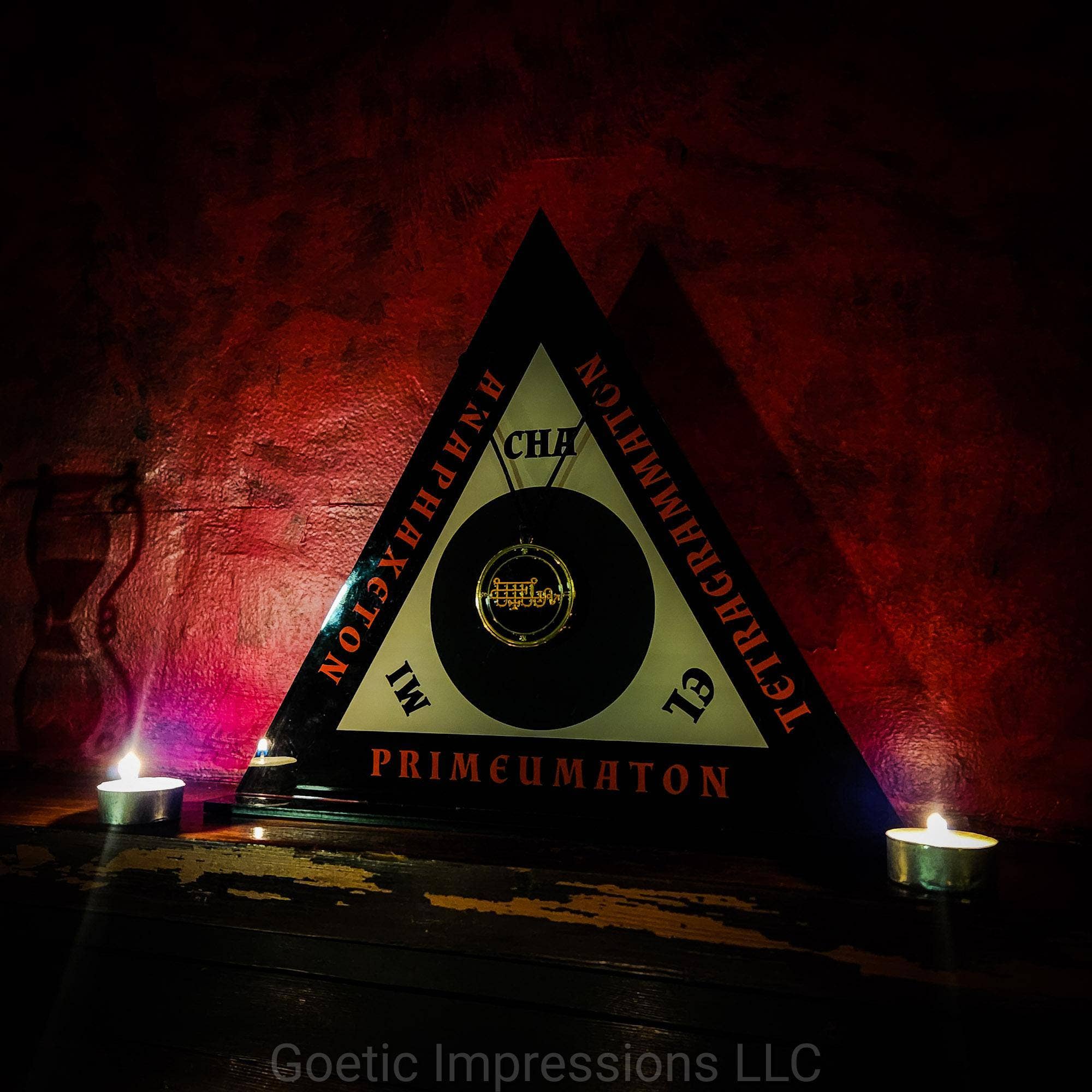 Goetic Impressions - Wholesale Meditation Supplies - Lesser Key of Solomon Magickal Circle and Triangle Complete Set29