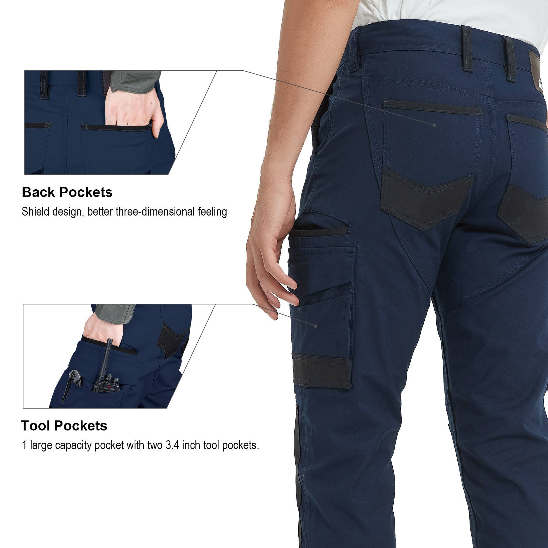 Qing Dao Lai Si Ma Te Fang Zhi You Xian Gong Si - Wholesale Pants - Men's - Men's Cargo Pants Multi-pocket Work Trouser7