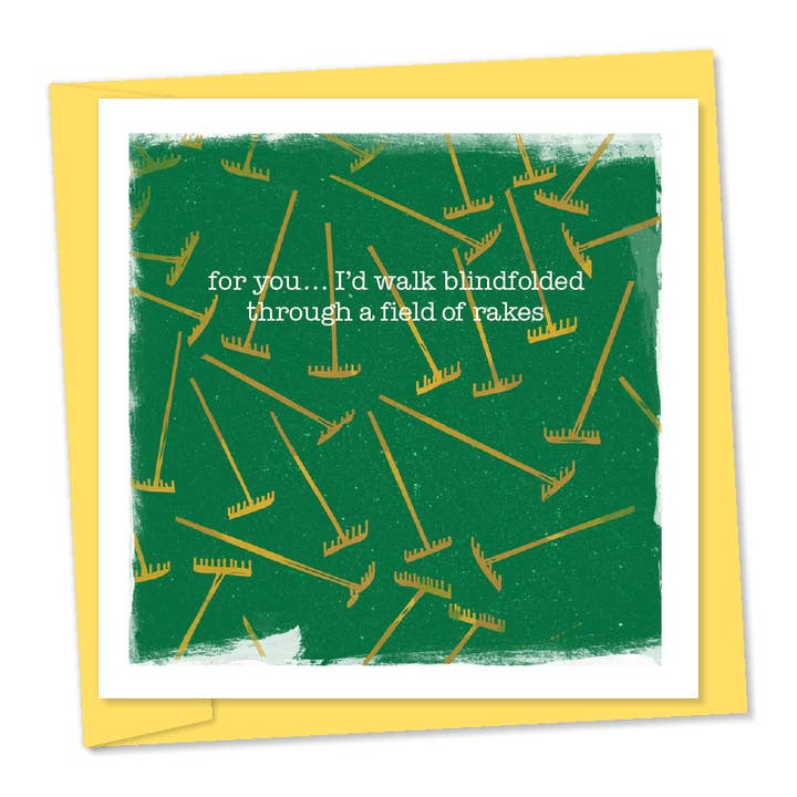 por ti... caminaría con los ojos vendados por un campo para venta al por mayor de viewbyrufus