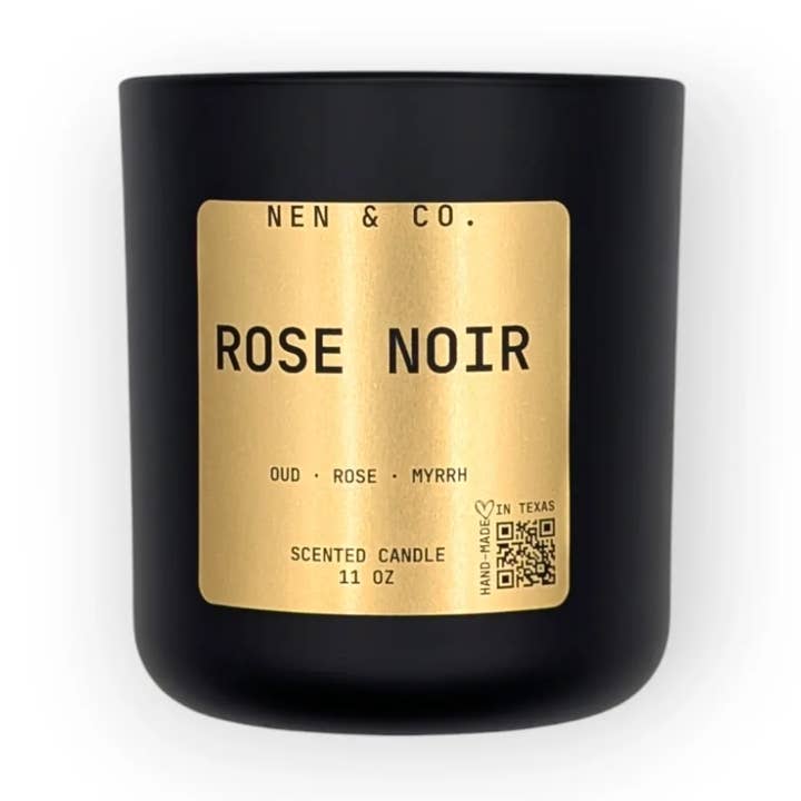 Vela de Lujo con Aroma a Rosa Negra de 2 Mechas 11 OZ. para venta al por mayor de NEN & CO. Home Fragrance