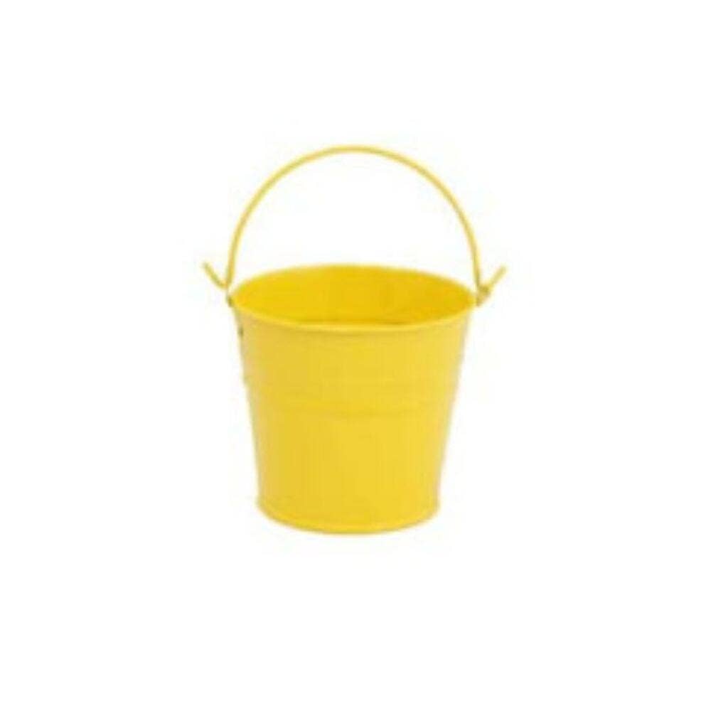 Factory Direct Craft - Wholesale Bucket/Pail - Mini Metal Bucket - Select Color (4" H x 3-3/4" Diameter)7