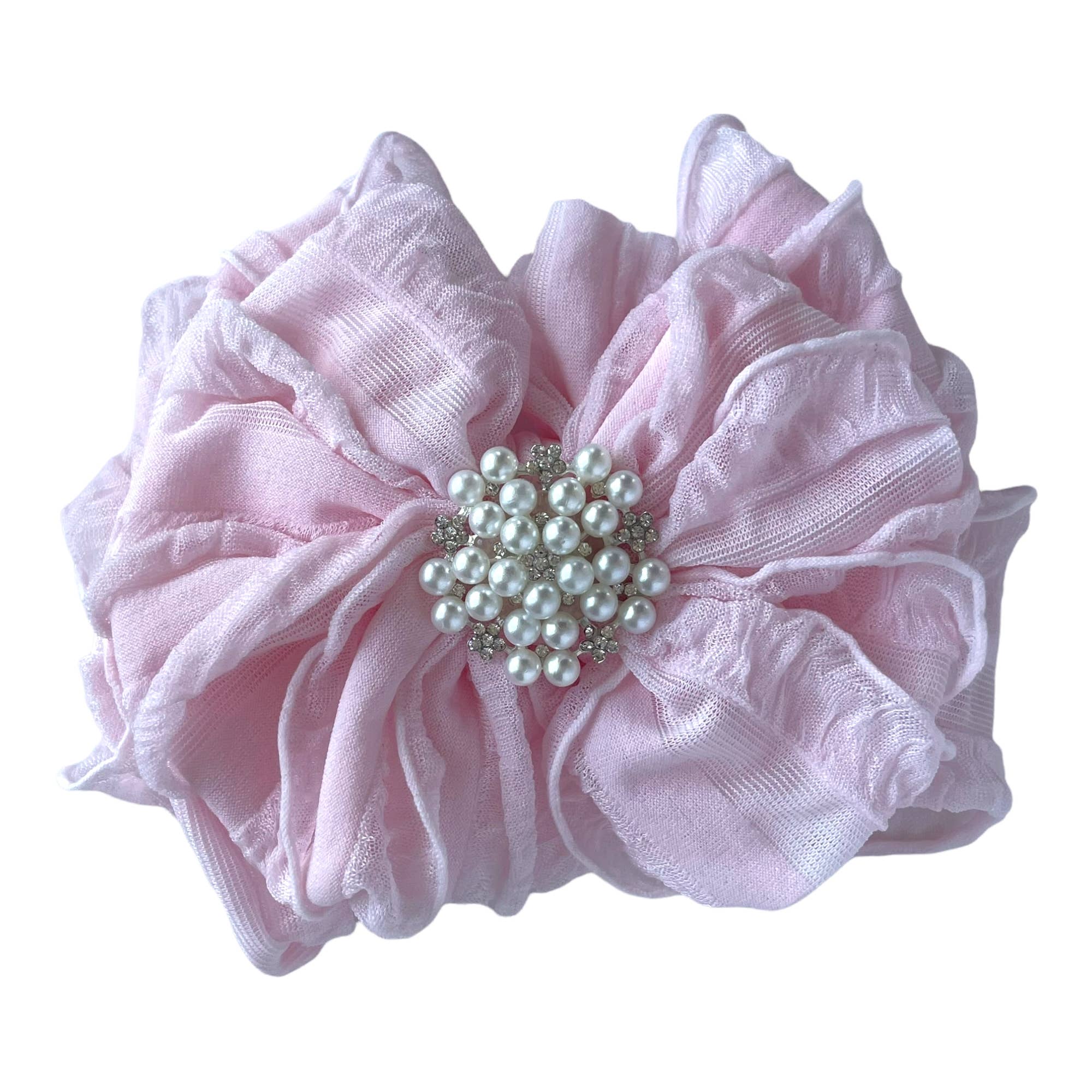 Rockin Royalty - Wholesale Fashion Headband - Baby - Pearl Ruffled Headband7