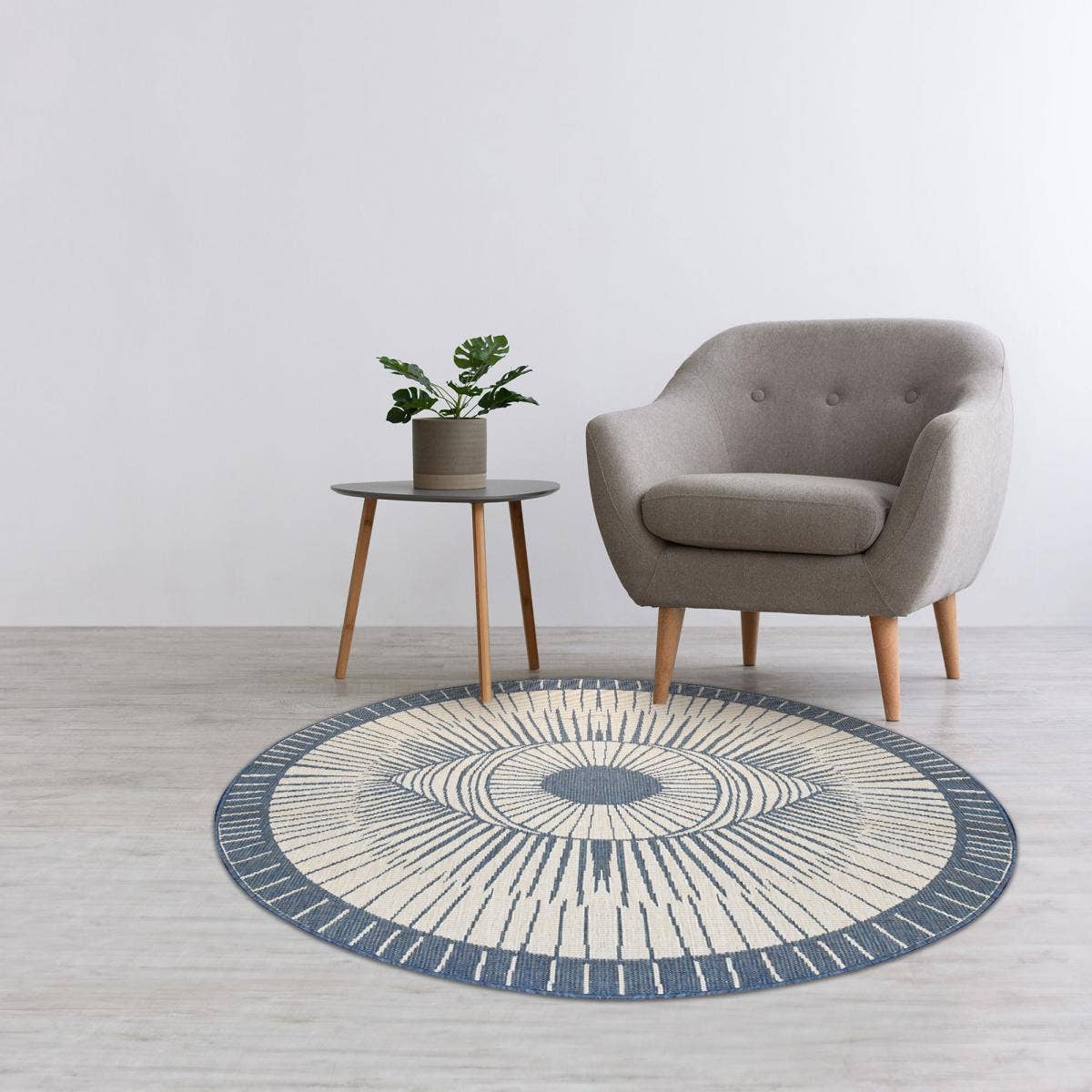 O&Ko - Wholesale Rug Pad - Roundcm Ext Cosmic Reversible Round Outdoor Rug 240X2401
