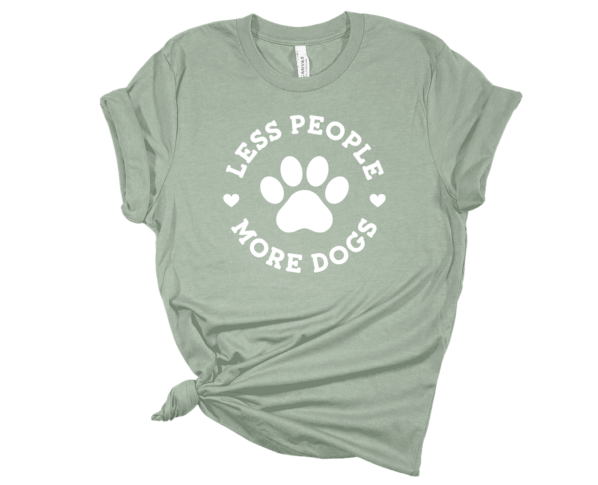 Woofingtons & Company - Wholesale Screen Printed T-Shirt - Women's - Less People, More Dogs Funny Teeshirt - Dog Lovers Gift8
