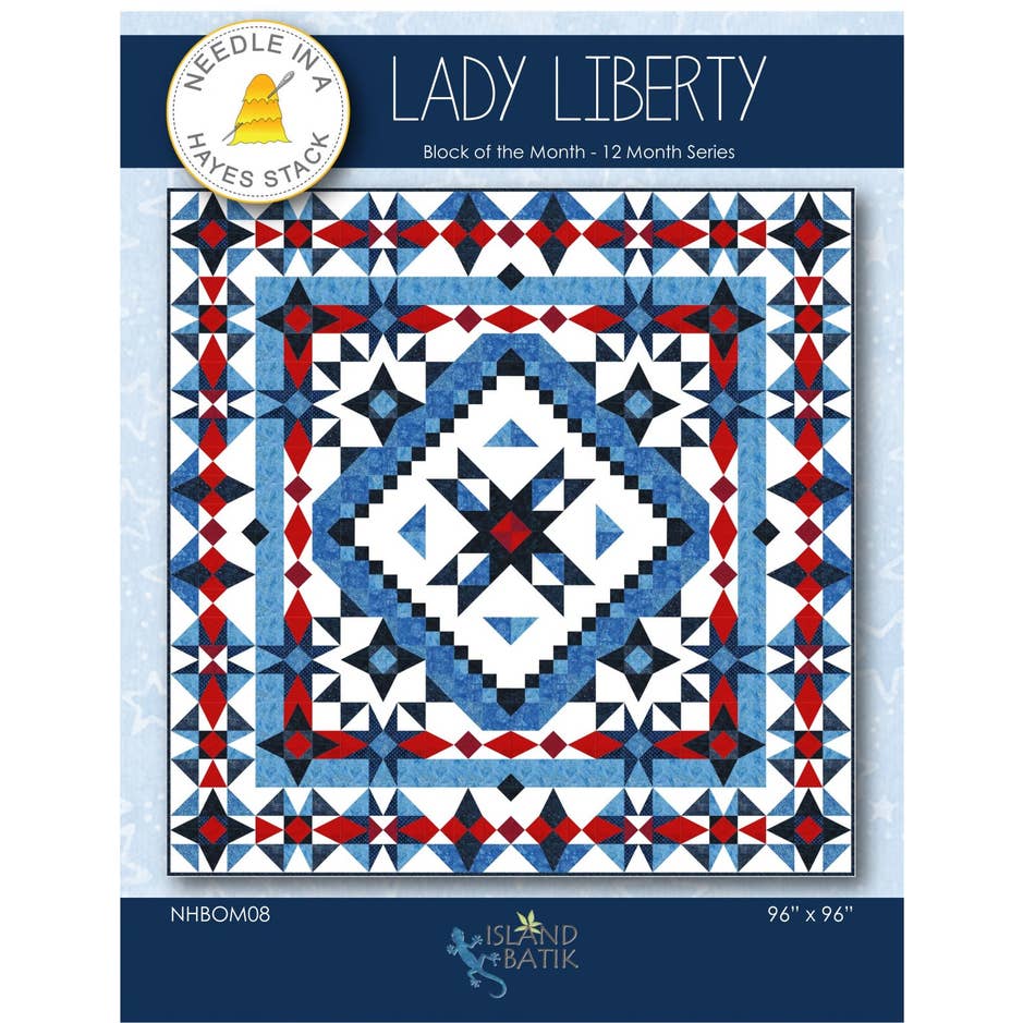 Lady Liberty - Block of the Month for wholesale by Needle in a Hayes Stack