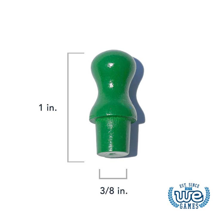 Wood Expressions - Wholesale Board Game - Replacement Wooden Pegs for Chinese Checkers - 1 inch2