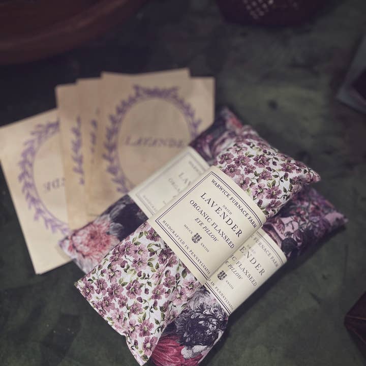 Warwick Furnace Farm LLC - Wholesale Spa/Therapy Pillow - Lavender Flaxseed Eye Pillow5