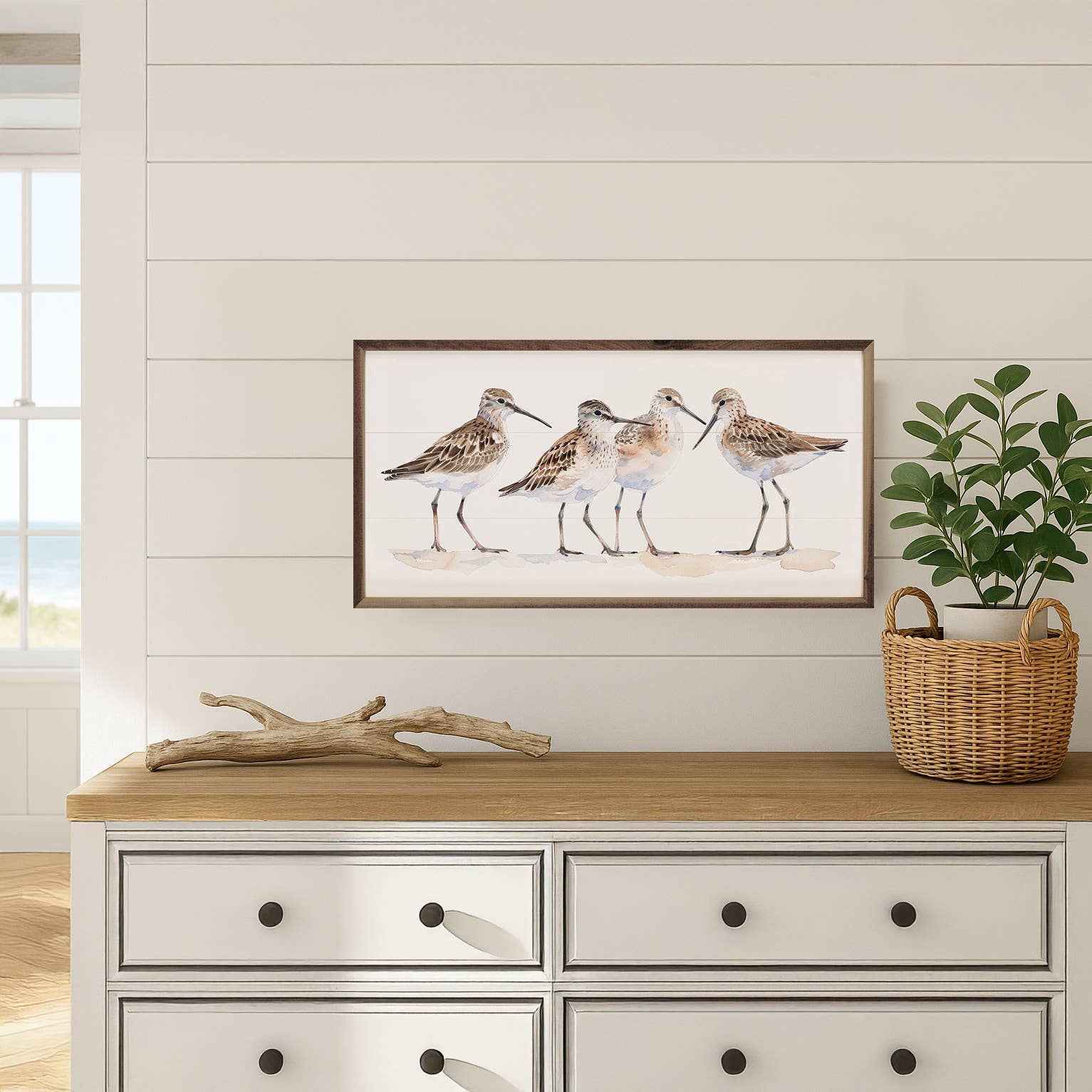 Kendrick Home - Wholesale Painting/Drawing - Sandpipers I By Petals Prints Design2