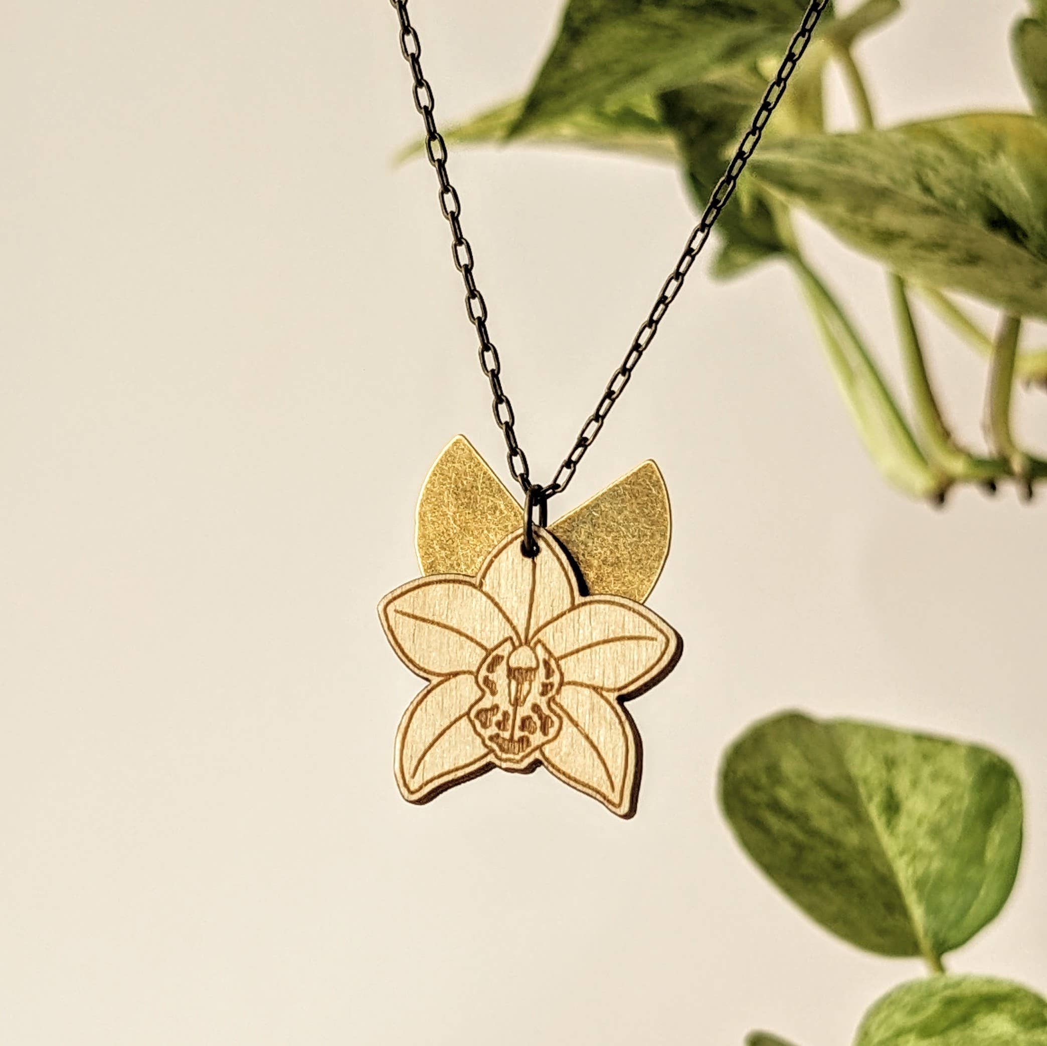 CAMBIFOLIA - Wholesale Pendant/Charm Necklace - Clarinervium pendant necklace (Copy)0