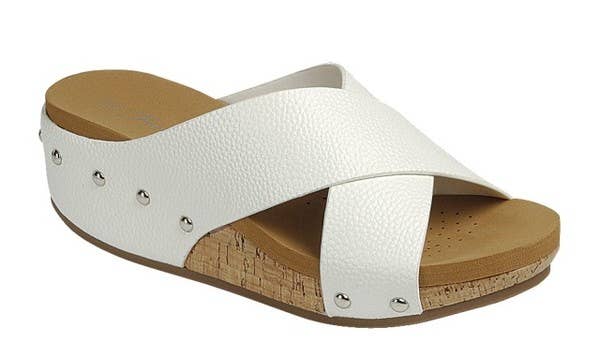 Andrea Bijoux - Wholesale Sandals - Women's - LOW HEEL SANDAL CORK PLATFORM2