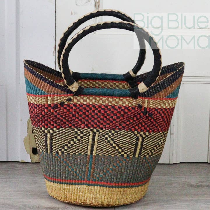 Big Blue Moma - Wholesale Grocery/Shopping Bag - U Shopper Large - Traditional Palette56