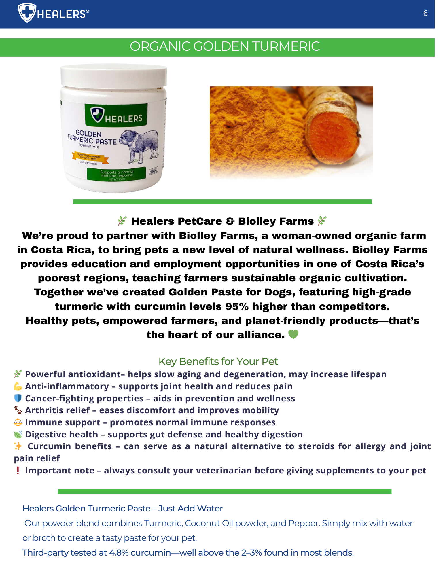 Healers PetCare - Vendita all'ingrosso Integratore per animali domestici - Cani - Healers Golden Turmeric Paste per Cani4