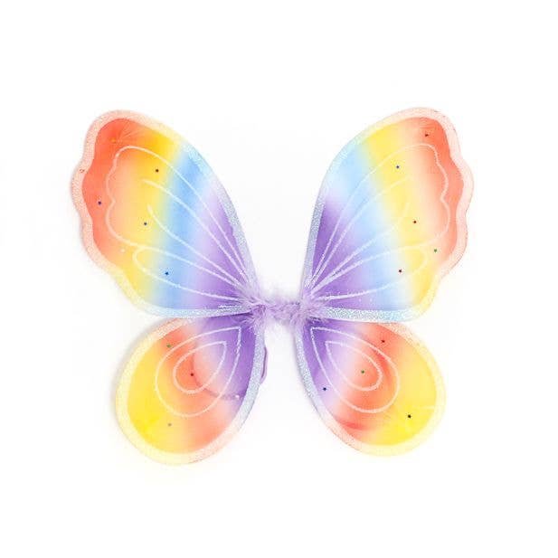 Inca UK - Wholesale Costume - Kids - Rainbow Net Fairy Wings 42X34cm