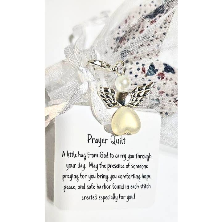 Paradise Island Gold and Silver - Wholesale Keepsake Coin/Token - Multicolor Mini Prayer Quilt – Premium Angel Charm Gift5