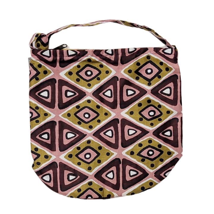 Unique Batik Fair Trade - Wholesale Crossbody Bag - Women's - African Wax Print Bucket Bag2