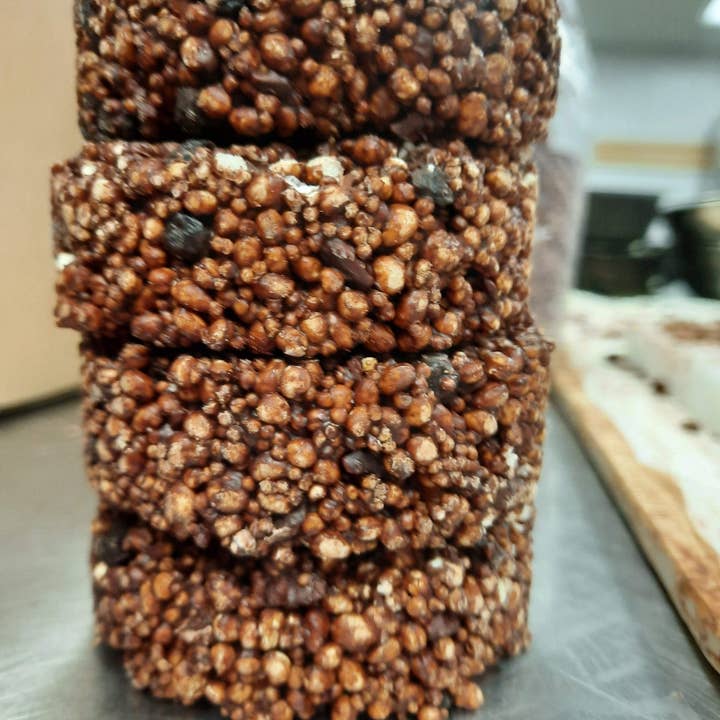 Paktli Foods - Wholesale Chocolate Covered Sweets - Mexican Alegrias - Dark Chocolate + Ancient Grains
