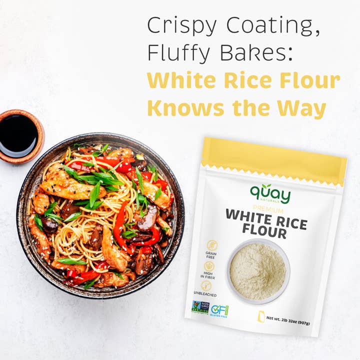 Quay Naturals - Venta al por mayor Harina sin gluten - Harina de arroz blanco
