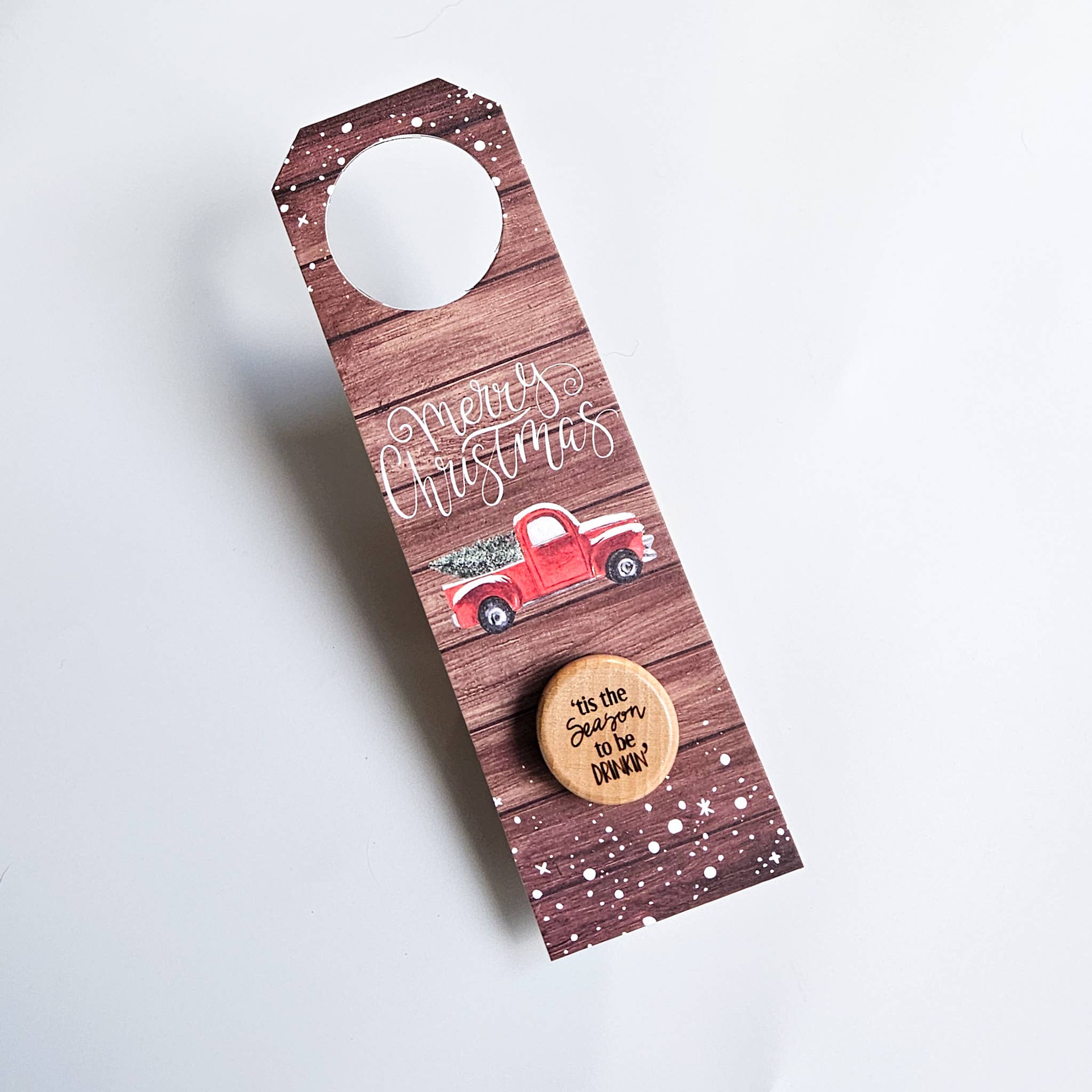 Lou Golden Designs - Wholesale Wine Stopper - Christmas Wine Bottle Gift Tag & Stopper2