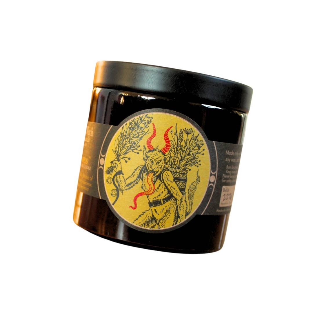 Sea Witch Botanicals - Wholesale Votive Candle - Soy Wax Candle With Cotton Wick - Krampus (10 oz)