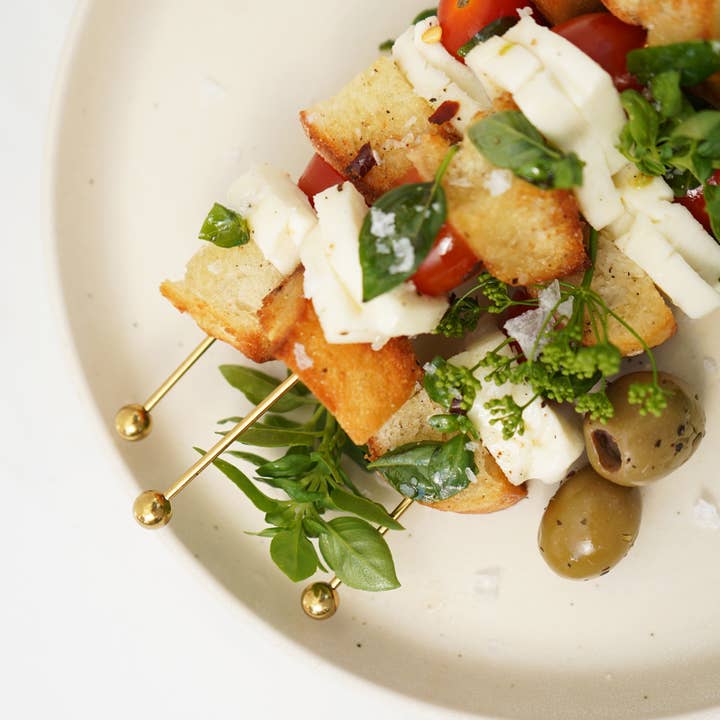 A Bar Above - Wholesale Cocktail pick - Cocktail Picks Combo Set, Gold (6 Short & 6 Long) 2