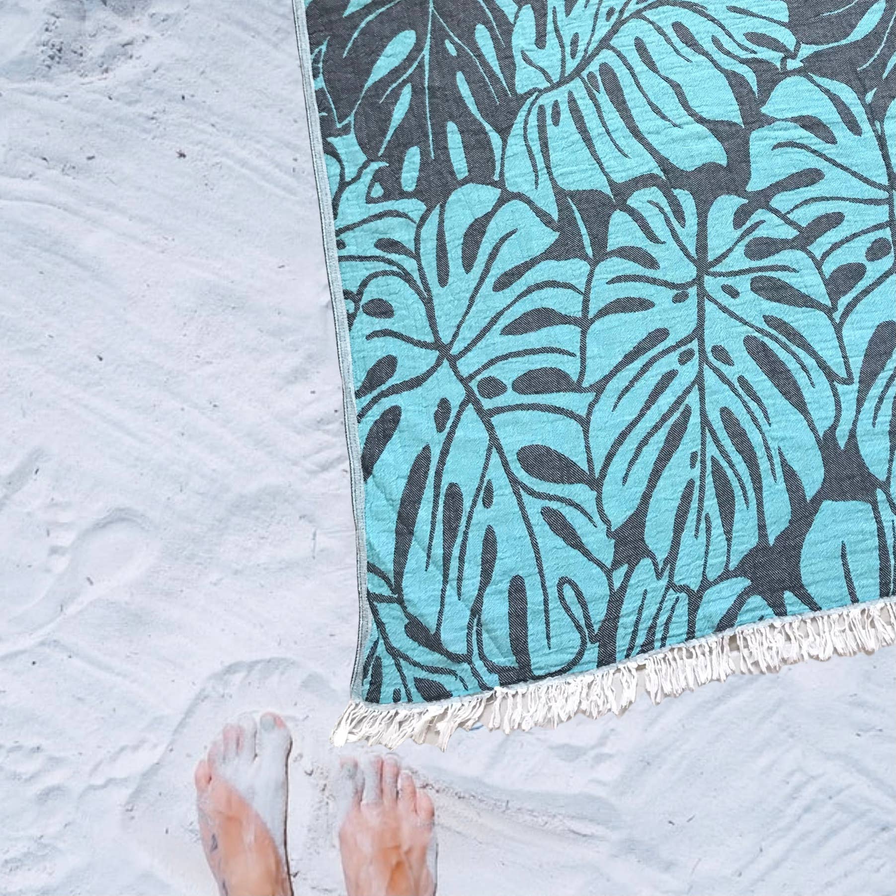 TurkanHome - Wholesale Throw Blanket - Botanical Turkish Towel, throw, baby blanket9