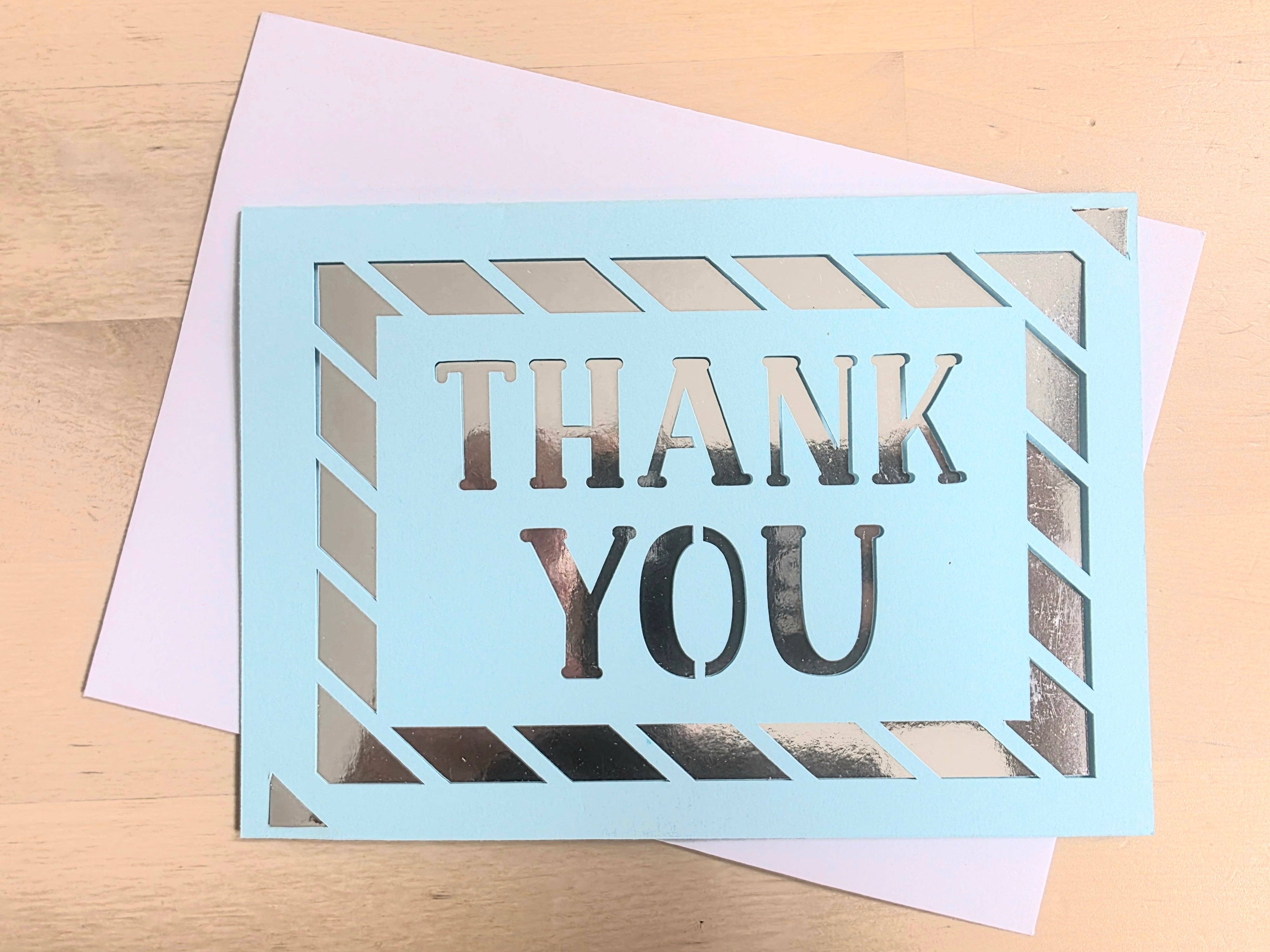 Cakaza – wholesale Thank you card – Occasion Cards: Thank You Stripes1