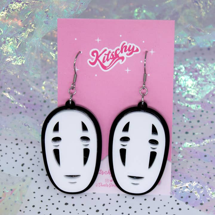 Kitschy - Wholesale Dangle Earrings - No Face Earrings Laser Cut Acrylic0