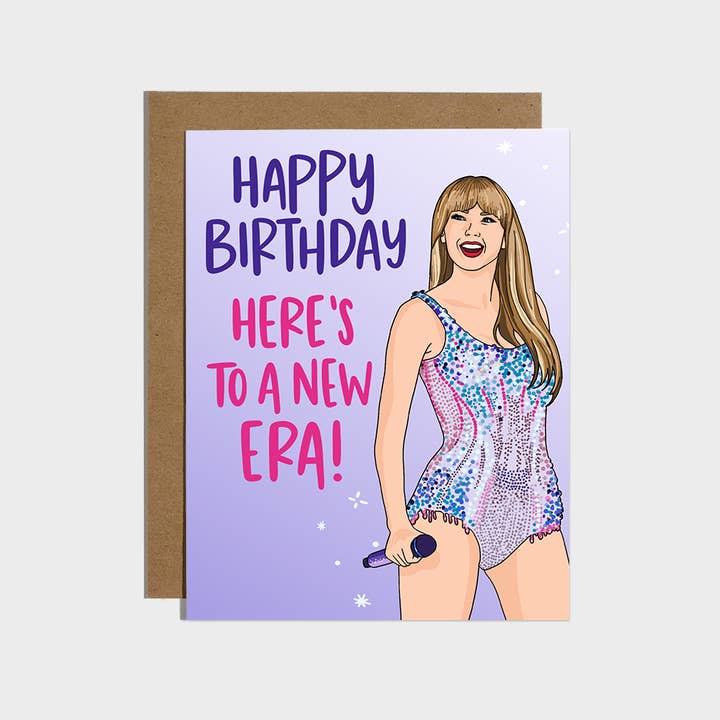 Brittany Paige - Vente Cartes d'anniversaire - Carte d'anniversaire Here's To A New Era