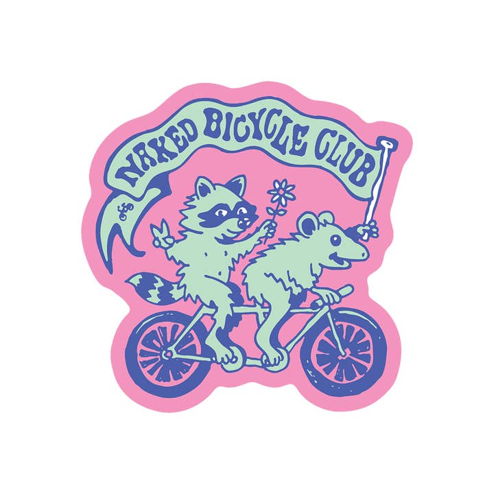 Apply Stickers - Wholesale Sticker - Naked Bicycle Club By Apply - Die-Cut Sticker