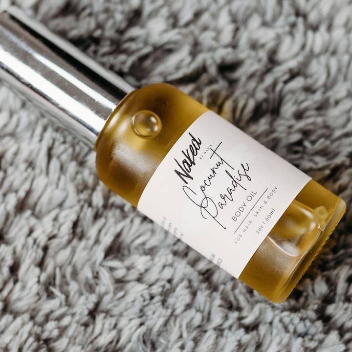 Huile pour le corps Coconut Paradise 2oz pour la vente par naked by nadie