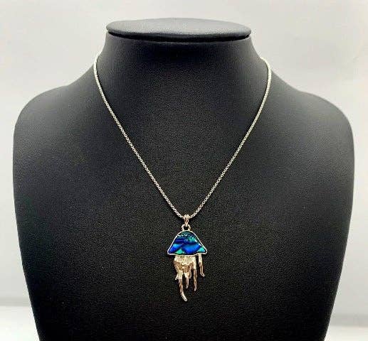 Darlene's Shells - Wholesale Pendant/Charm Necklace - BOLO JELLYFISH0