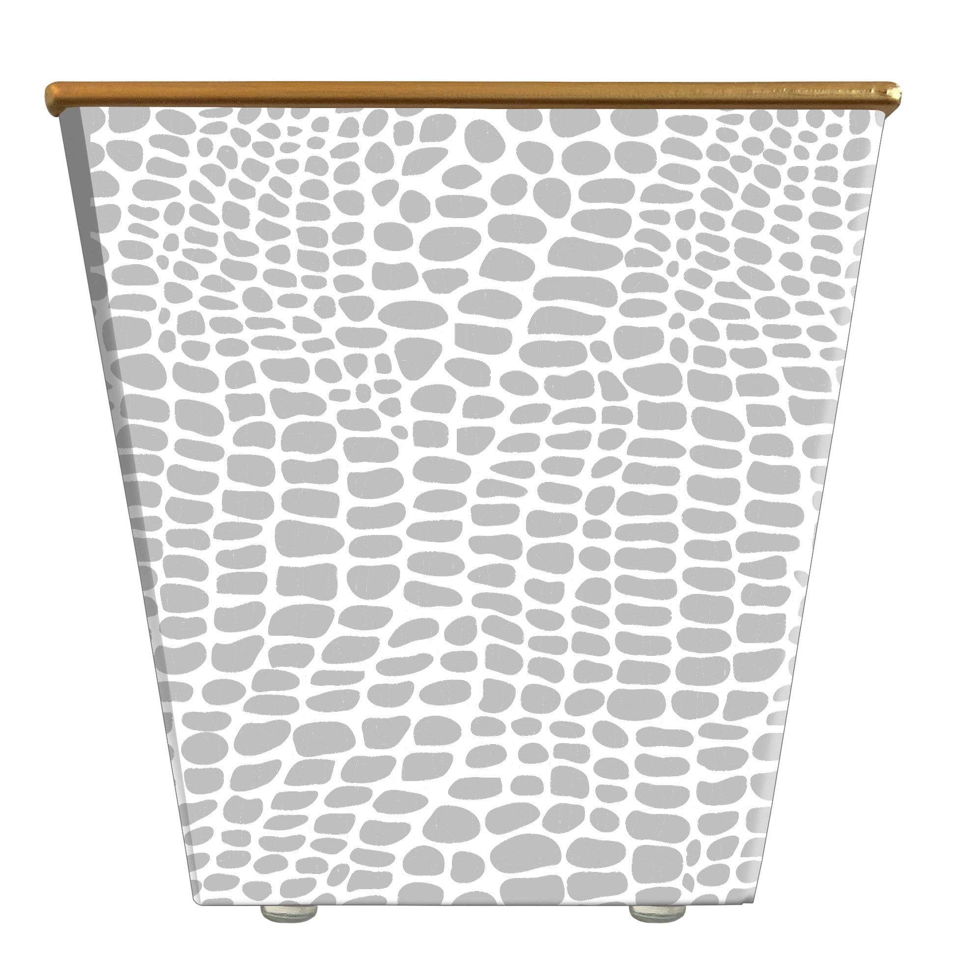 Hedge Farm Candles and Containers – wholesale Plant pot – Alligator Skin Cachepot Container Only8