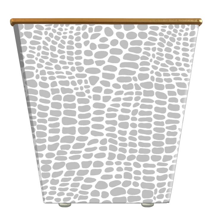 Hedge Farm Candles and Containers – wholesale Plant pot – Alligator Skin Cachepot Container Only8