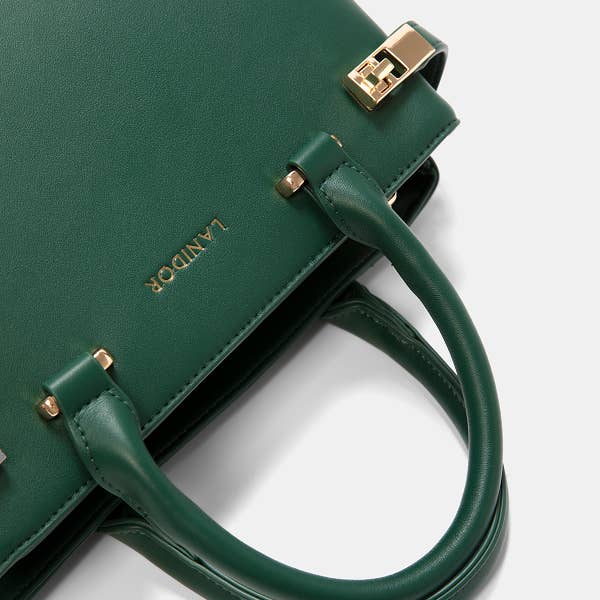 Lanidor - Wholesale Top Handle Bag - Women's - Faux Leather Handbag (483835-38)6