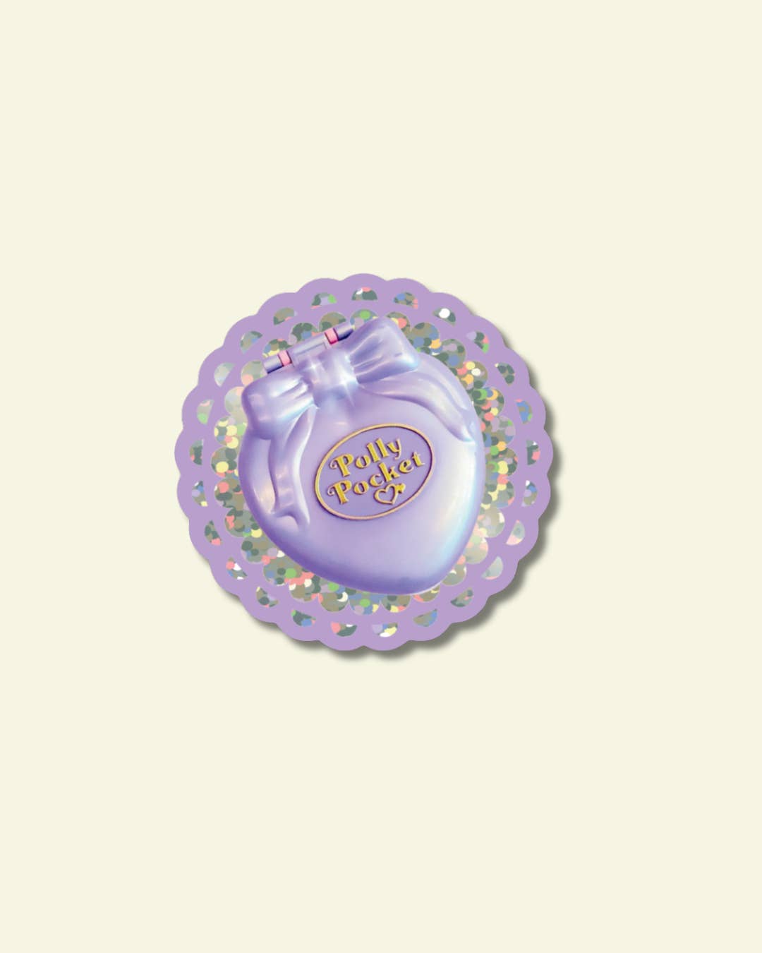 Shellflower - Wholesale Sticker - Polly Pocket Glitter Vinyl Sticker