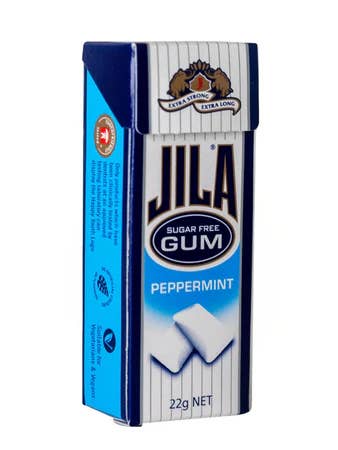 JILA® Sugar Free Gum Peppermint - 12 Pack for wholesale by Ferndale