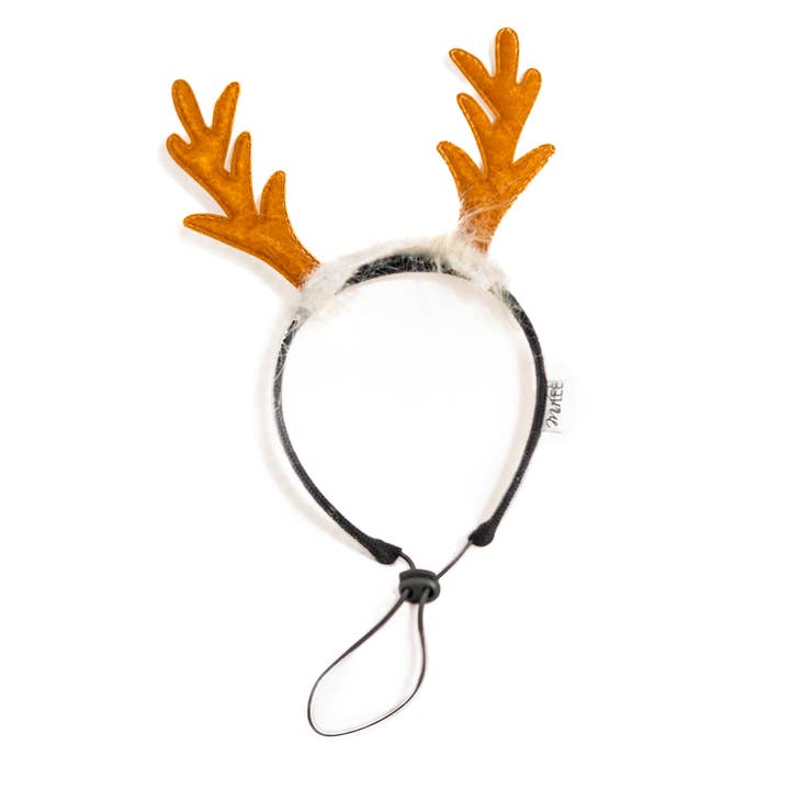 Midlee Designs - Wholesale Pet Costume - Dog - Midlee Furry Antlers Headband Halloween Dog Costume