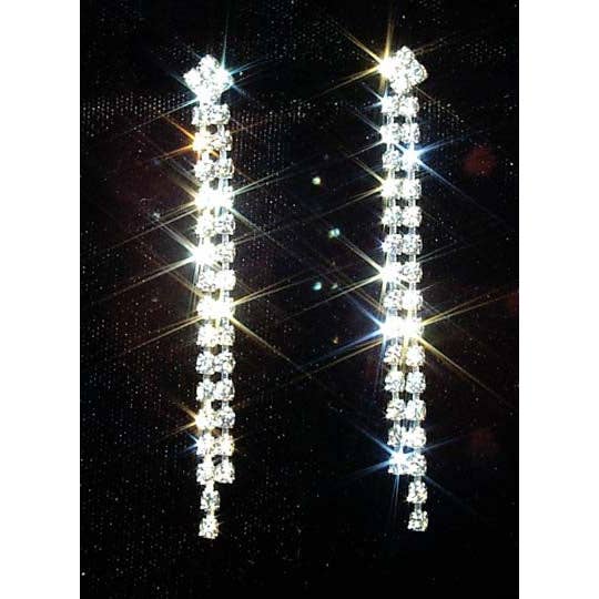 #13108 - Diamond Drop Dangling Earrings for wholesale by Bridal Store Jewelry