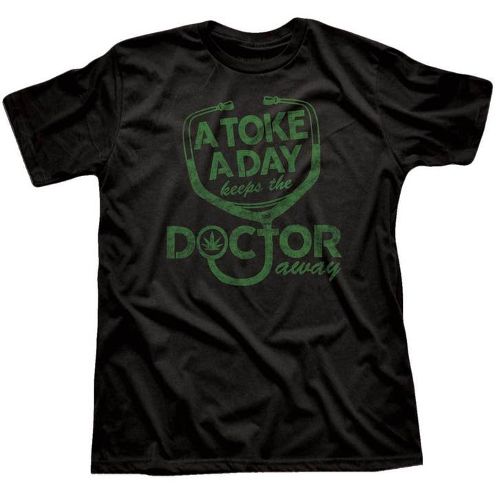 Men's Toke a Day T-shirt for wholesale by Solid Threads