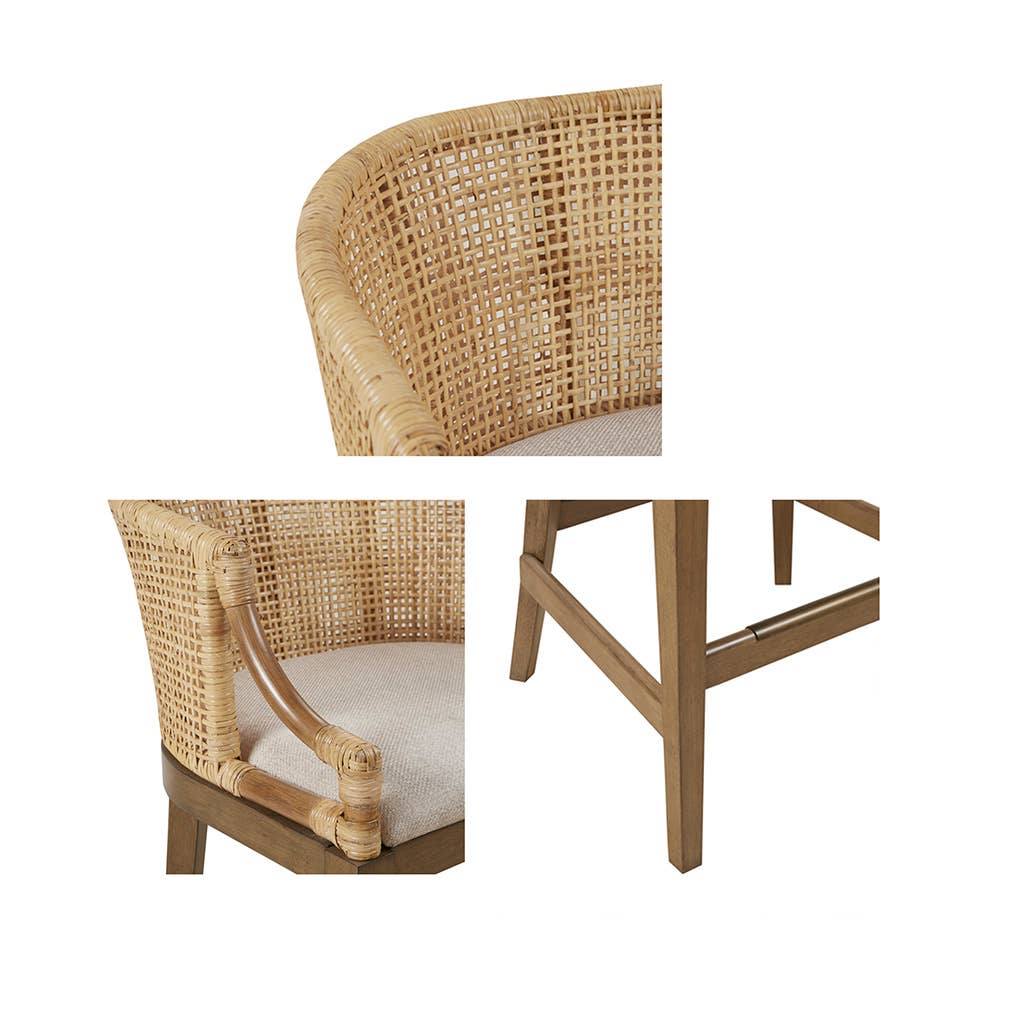 Olliix - Wholesale Stool - Handcrafted Natural Rattan Counter Stool7