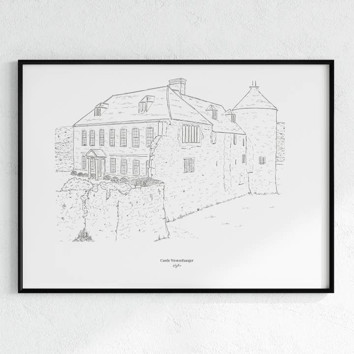 Westenhanger Castle, Hythe. for wholesale by Morello Press