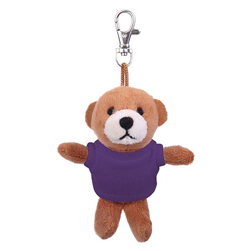 Plushland - Wholesale Keychain - Kids - 4" Keychain – Brown Bear3