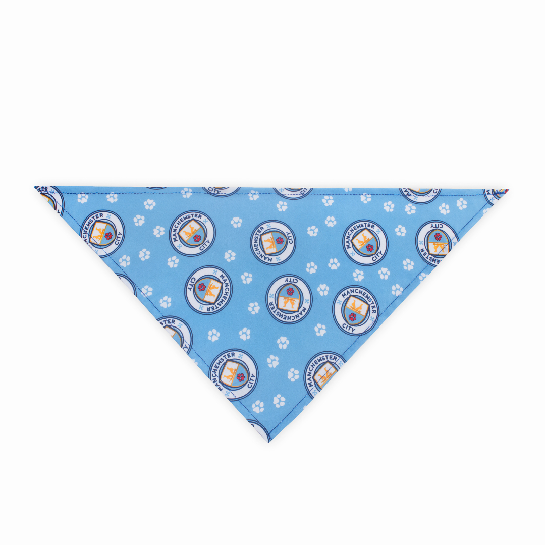 Floofball – wholesale Bandana - Hund – Manchewster City Hundhalsduk3