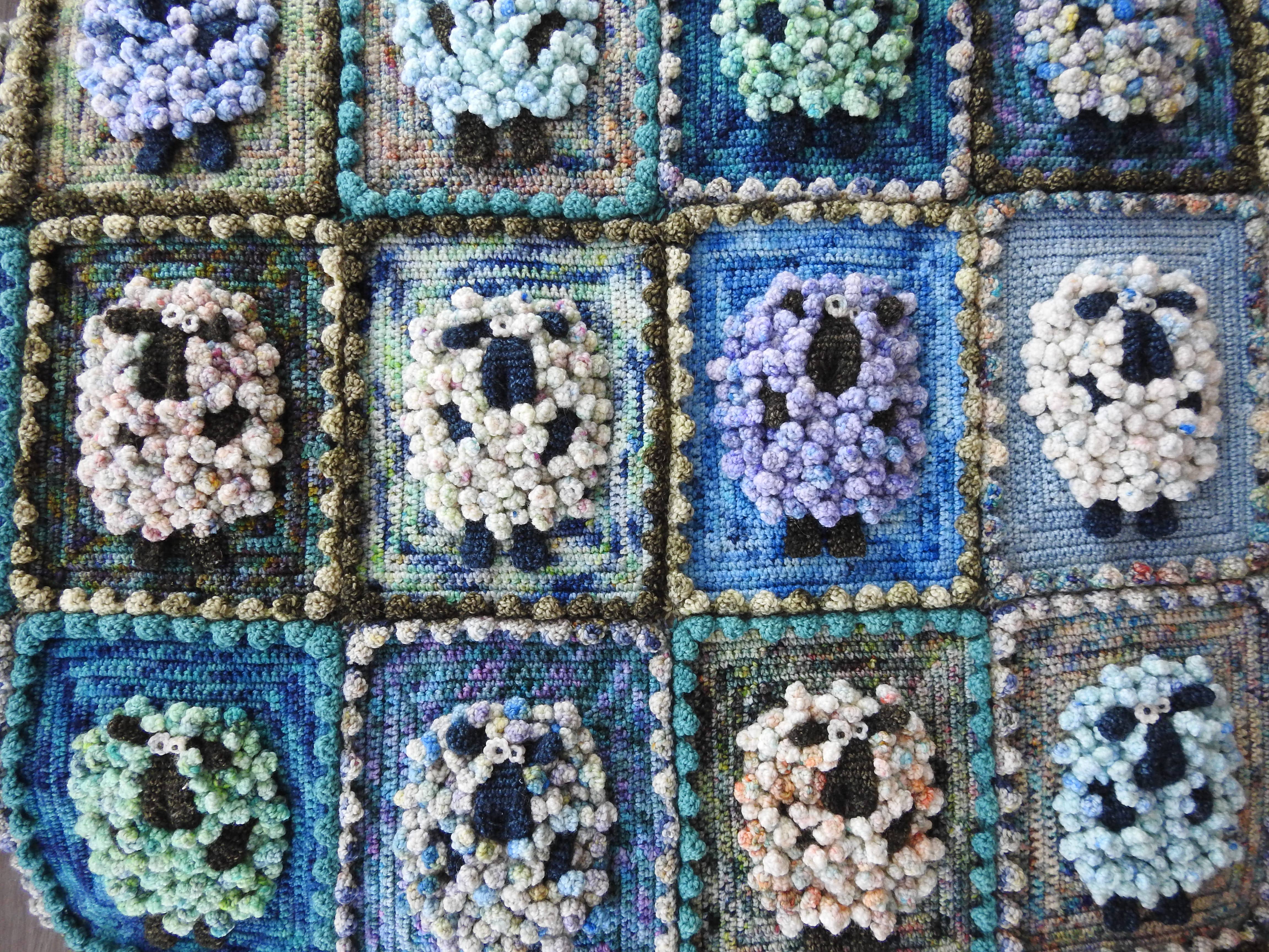 Koigu Wool Designs - Vendita all'ingrosso Attrezzi per lavoro a maglia/uncinetto - Kit per Uncinetto Coperta Baa Baa4